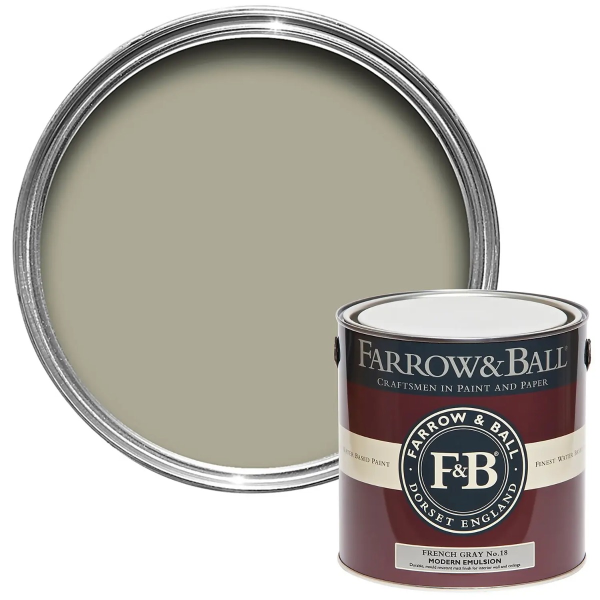 Farrow and Ball Modern Emulsion French Gray