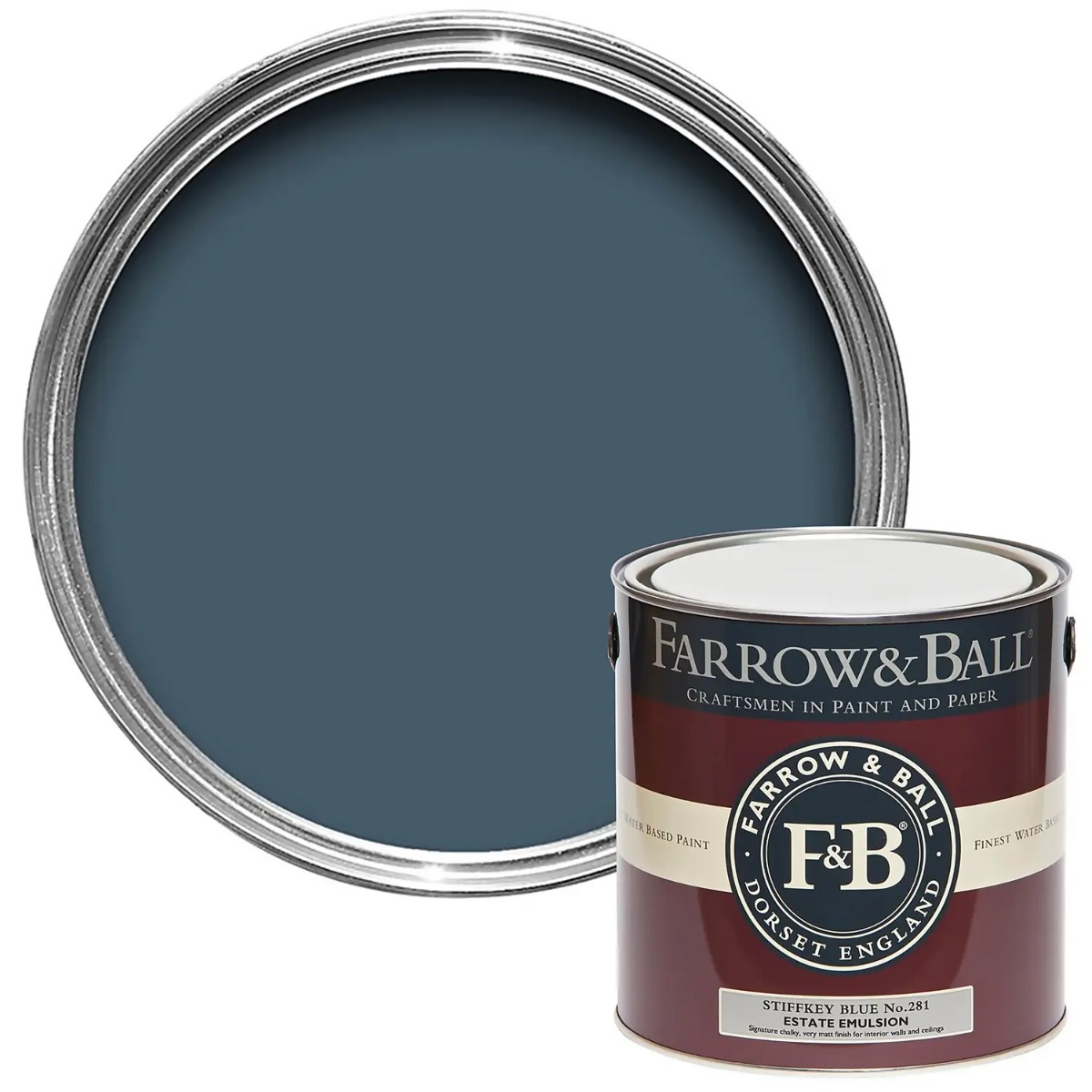 Farrow and Ball Modern Emulsion Stiffkey Blue