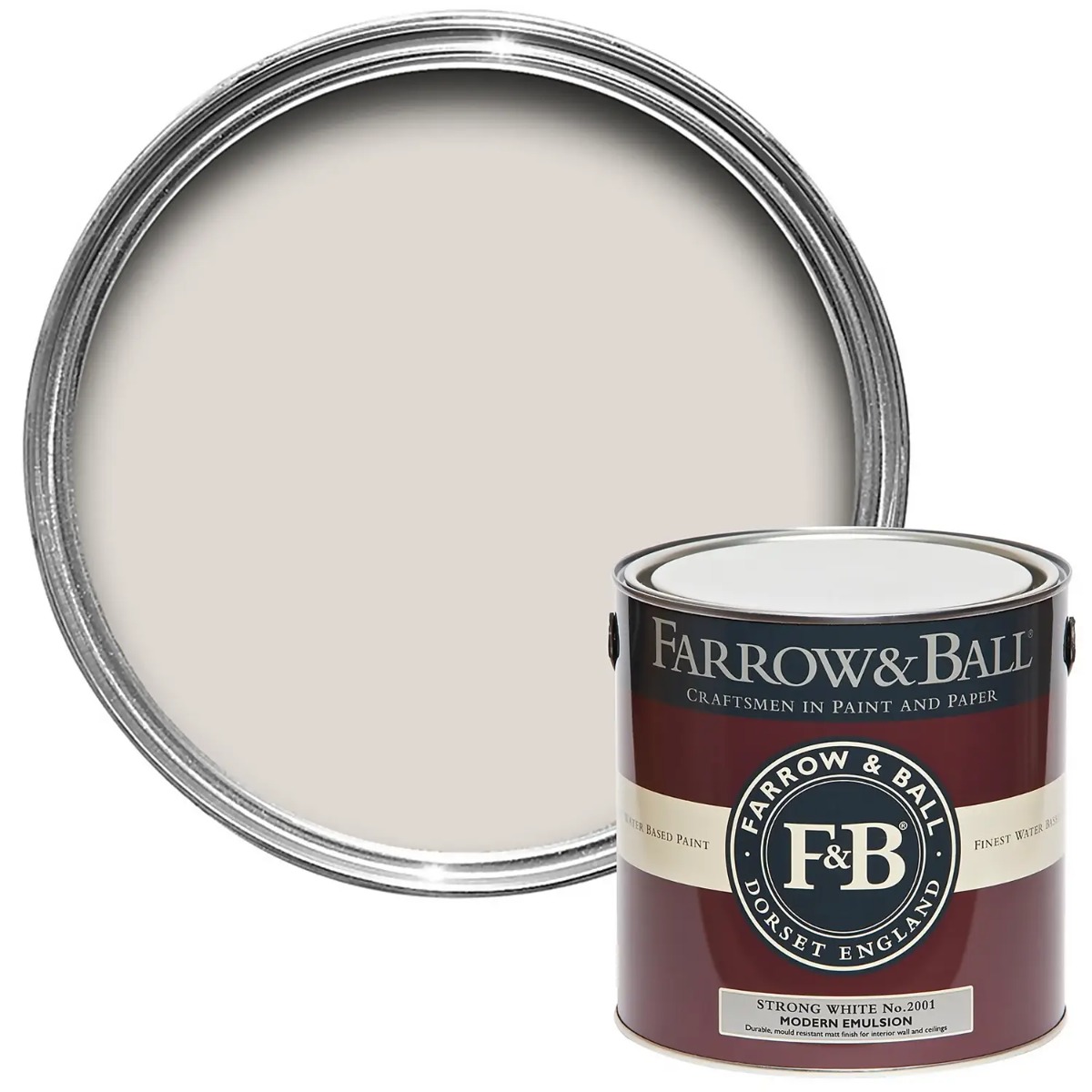 Farrow and Ball Modern Emulsion Strong White