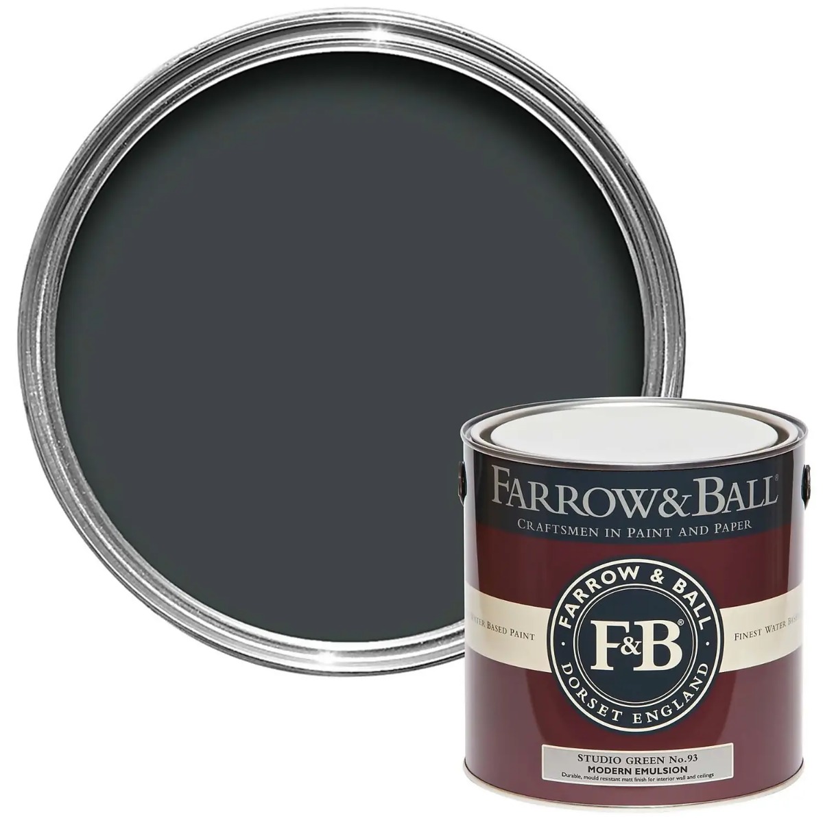Farrow and Ball Modern Emulsion Studio Green