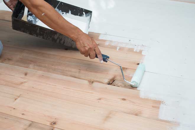 How To Paint Floors, Painting Laminate Wood Floors